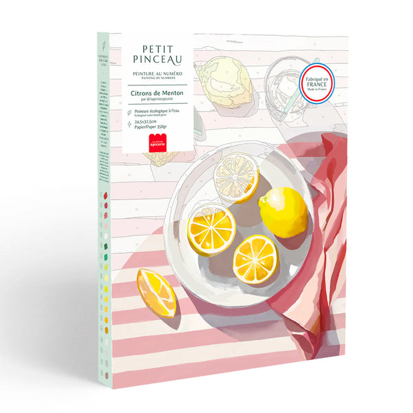 Coffret peinture au numéro Citrons de Menton