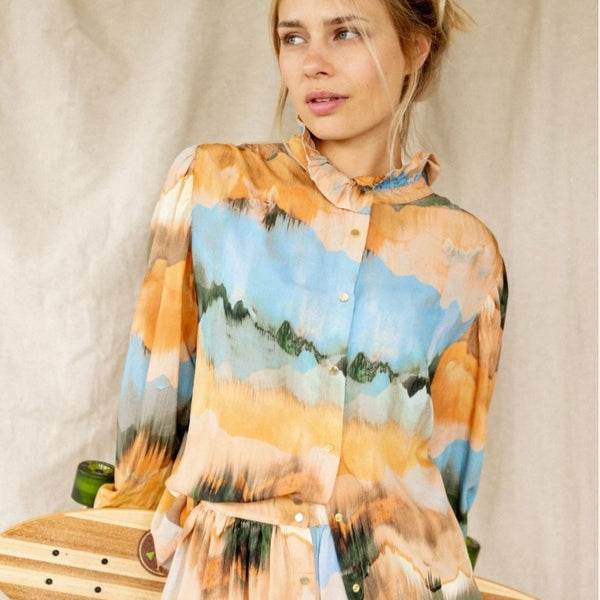 Blouse Dipti Watercolor