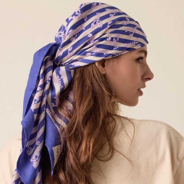 Big Foulard LATIKA Sebastien Mauve