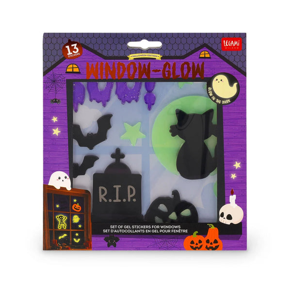 Set autocollants en gel pour fenêtre Halloween Legami