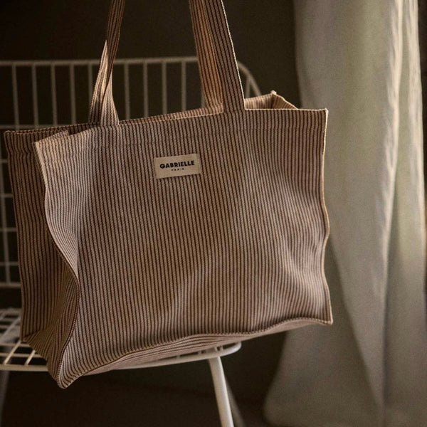 Sac 24H Rayures argile