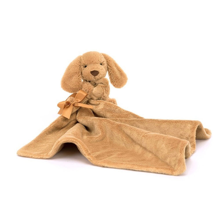 Peluche couverture chien jellycat