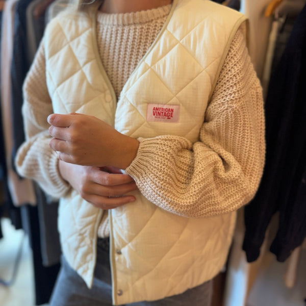 Veste Yupibam Crème
