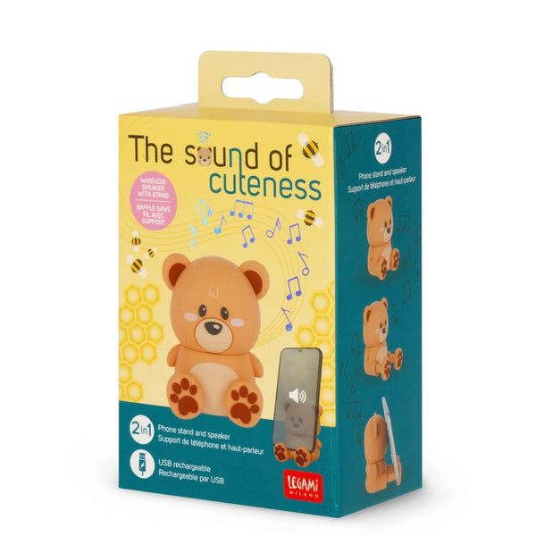 Enceinte et support téléphone Ourson