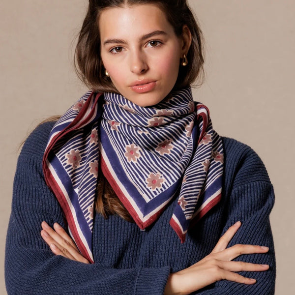 Big Foulard LATIKA Anna Indigo