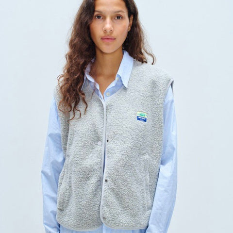 Polaire Fleece Sans Manches Graphique Vintage 90’s