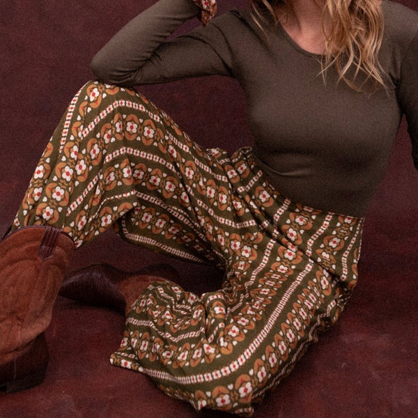 Pantalon Jaimini Fado fougère