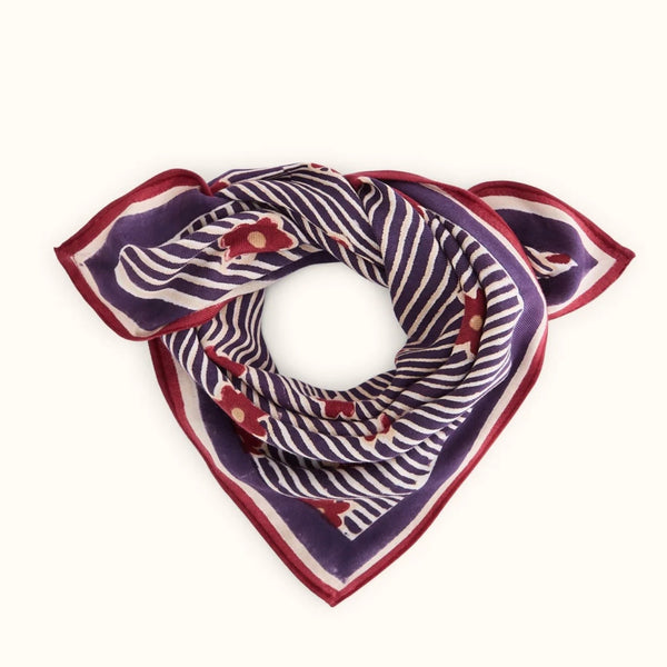 Small Foulard Manika Anna Groseille