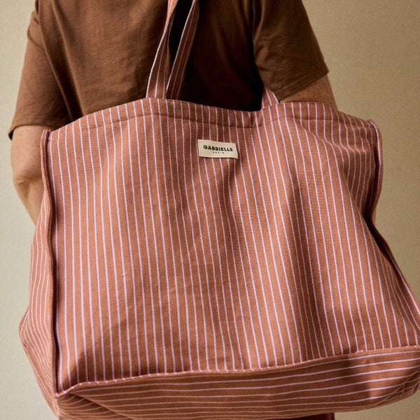 Sac Rayure Lilas