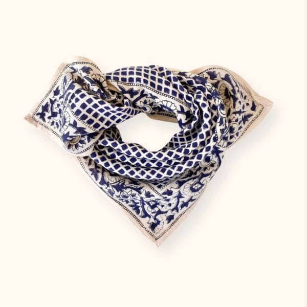 Small Foulard Manika Mosaic Graphite