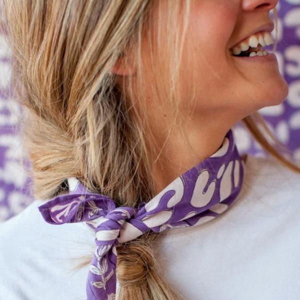 Small foulard Maniika Artistic Violette