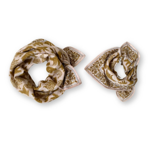 Small Foulard Manika Ours Macadamia