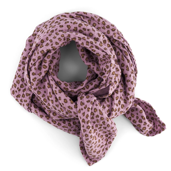 Lange léopard Mauve