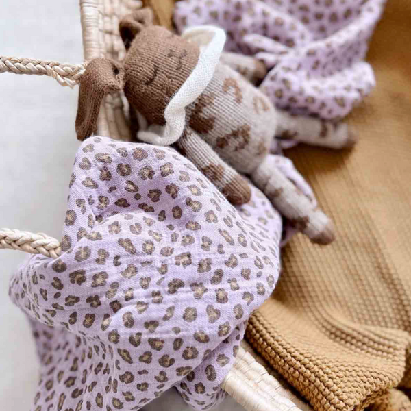 Lange léopard Mauve