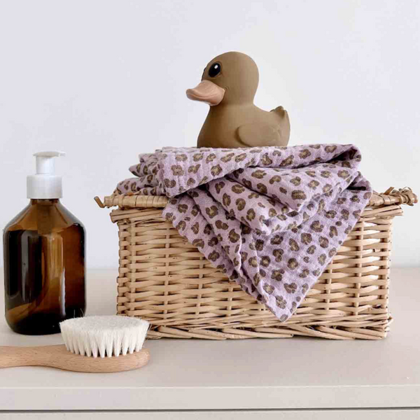 Lange léopard Mauve