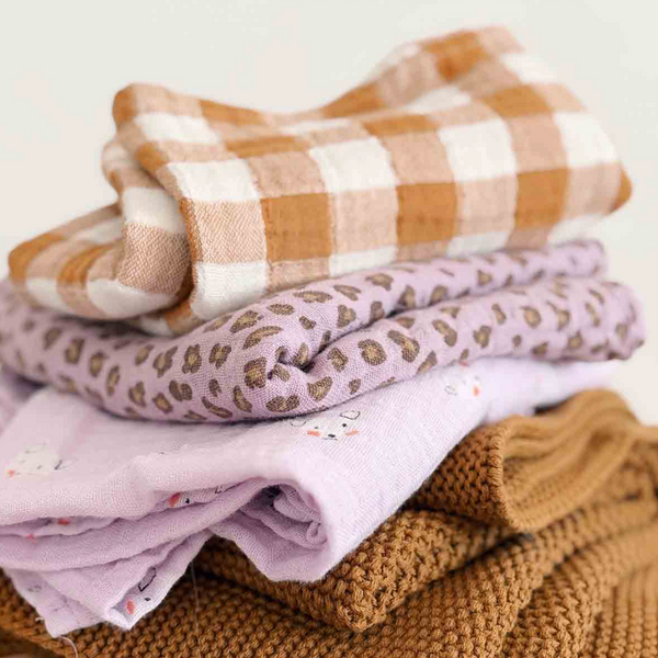 Lange léopard Mauve