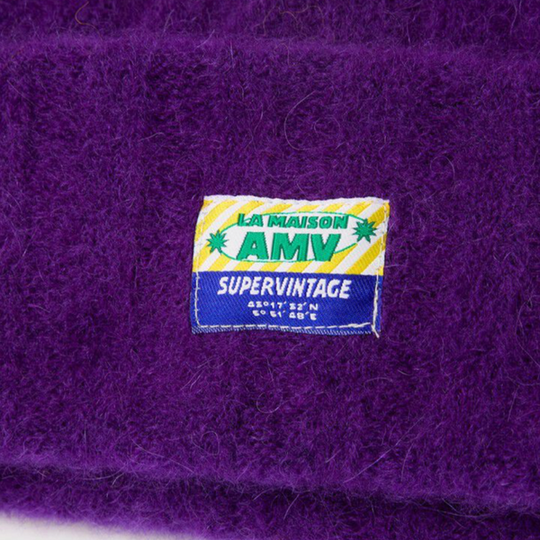 Bonnet mixte vitow aubergine