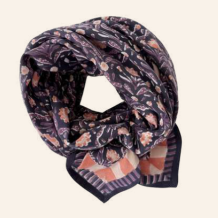 Big Foulard LATIKA Cactus navy
