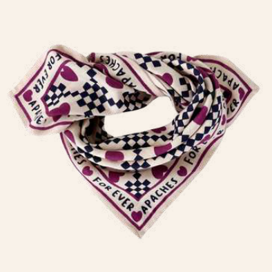 Small Foulard Manika Amor Macadamia