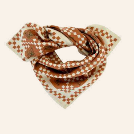 Small Foulard Manika Tigro Rust
