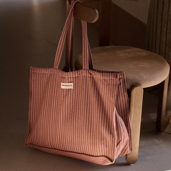 Sac Rayure Lilas