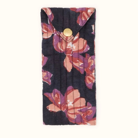 Étui à lunette violeta navy