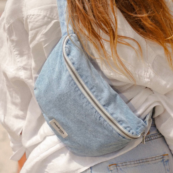 Banane Custine Denim Clair Délavé