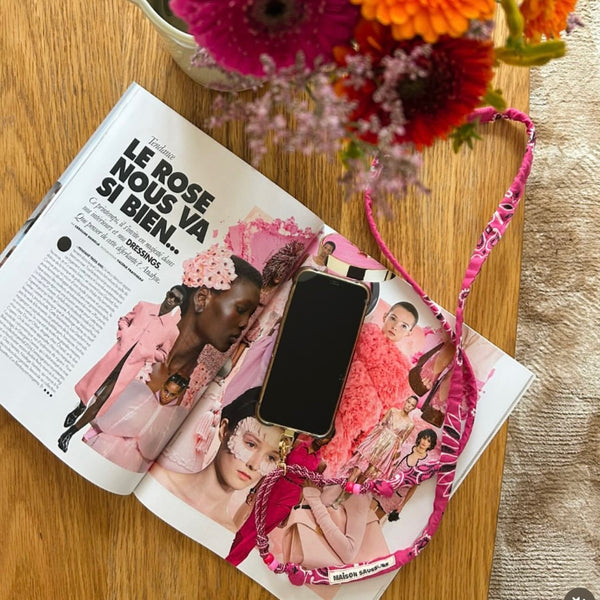 Cordon De Téléphone « Le Rose Bonbon »