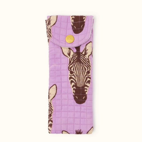 Enveloppe Pitara Zebre Mauve