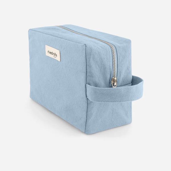 Trousse de toilette tournelle XL bleu
