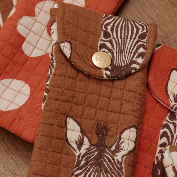 Enveloppe Pitara Zebre Brown