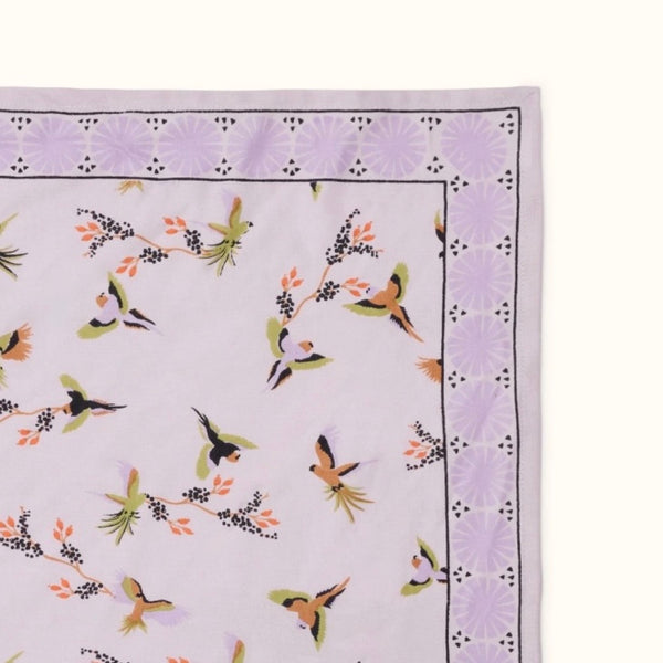 Big Foulard LATIKA Cerisier lilas