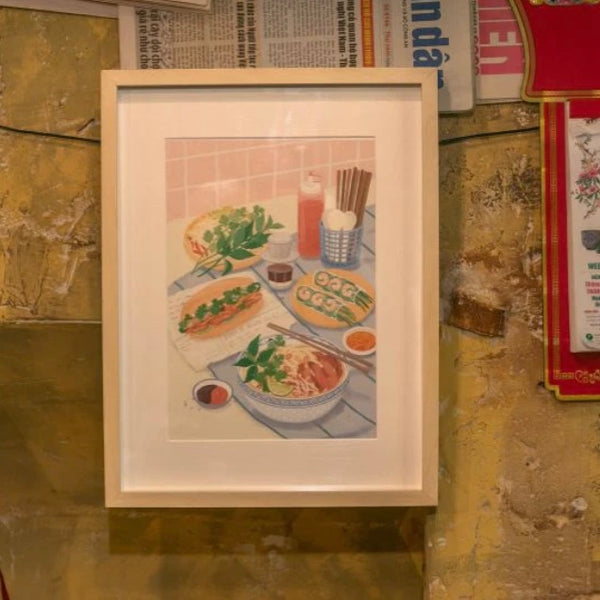 Peinture au numéro la petite épicerie - Vietnamese food