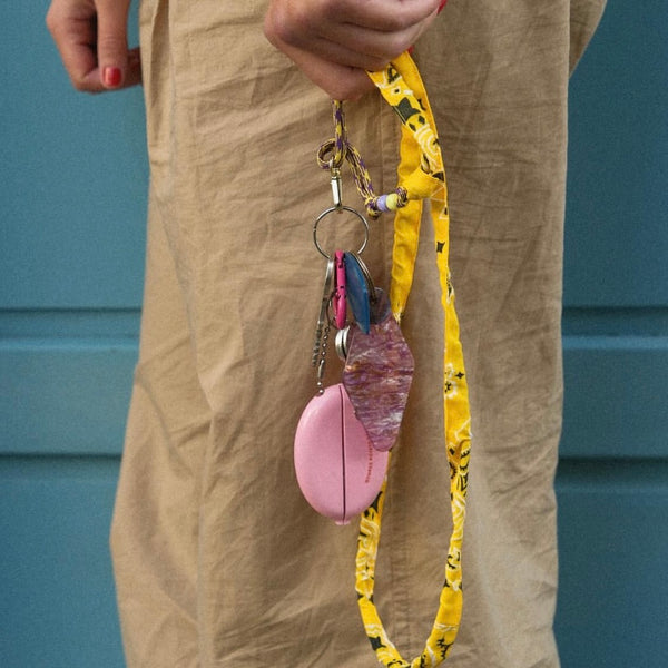 Cordon de téléphone Jaune