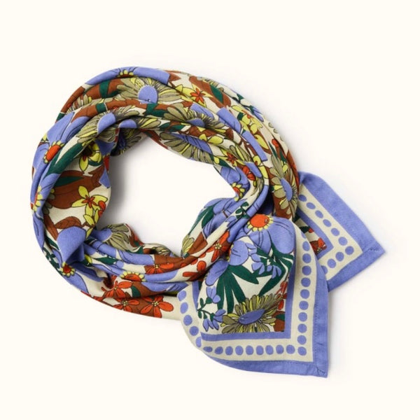 Big Foulard Bouquet Iris