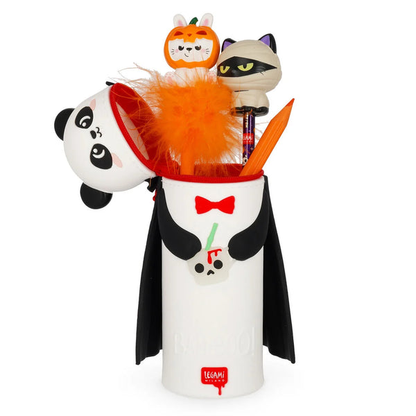 Trousse en silicone Panda Halloween Legami