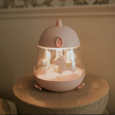 Boîte à musique LED LAMP MUSIC BOX rose