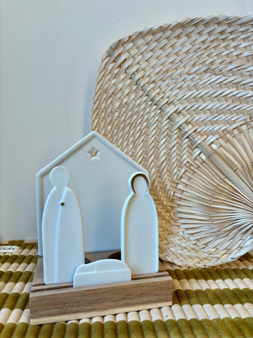 Décoration Lumineuse "petite crèche"