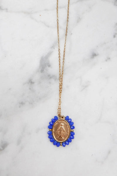 Médaille Santa Maria Bleu Roi