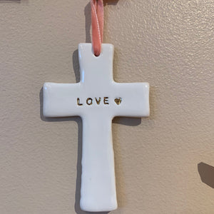 Croix Love Céramique
