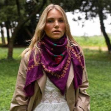 Foulard Kamila Prune