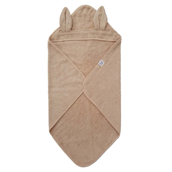 Cape de bain sable de lapin