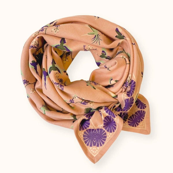 Big Foulard LATIKA Cerisier Blush