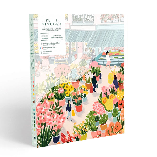 Coffret peinture au numéro Flower Market