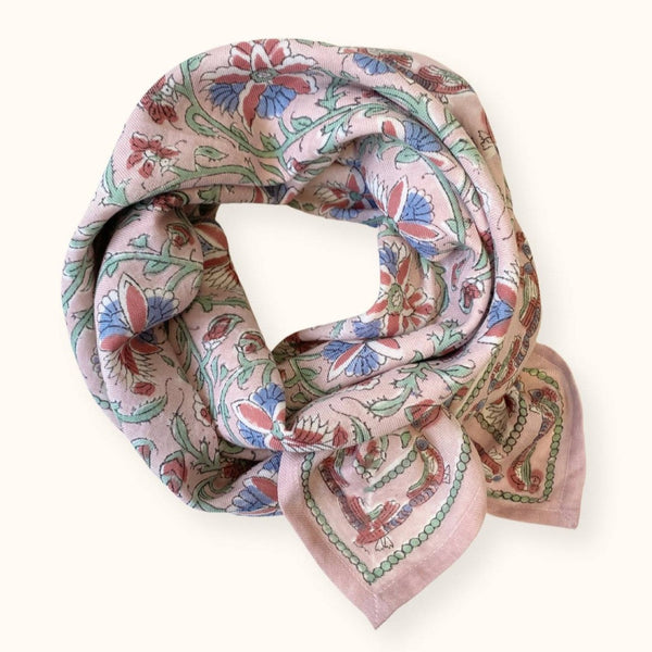 Big Foulard LATIKA Bird Pastel