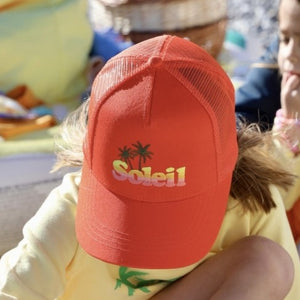 Casquette Soleil Coquelicot enfant