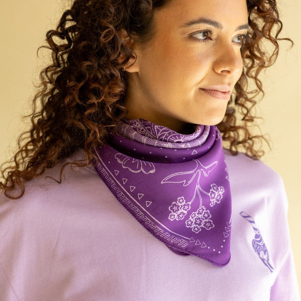 Foulard Palika Iroquois Anémone