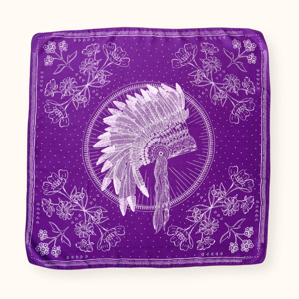 Foulard Palika Iroquois Anémone